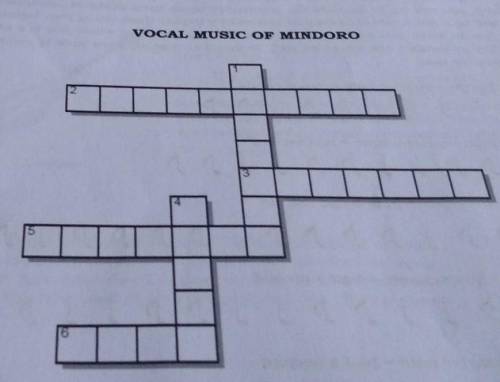 Activity #1: Crossword

Below is a crossword puzzle for you to answer. Recall the information from