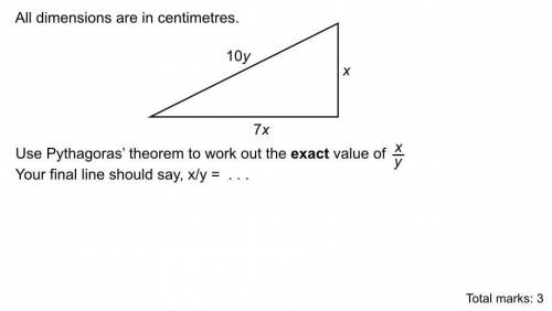Can someone help me answer this question on Pythagoras please?