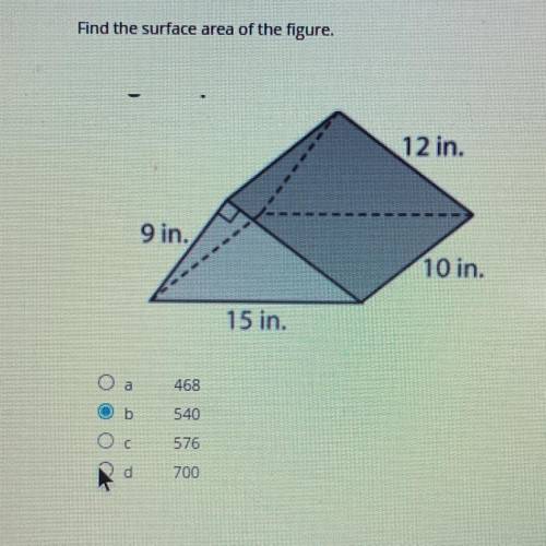 Find the surface area of the figure.
PLEASE HELP!