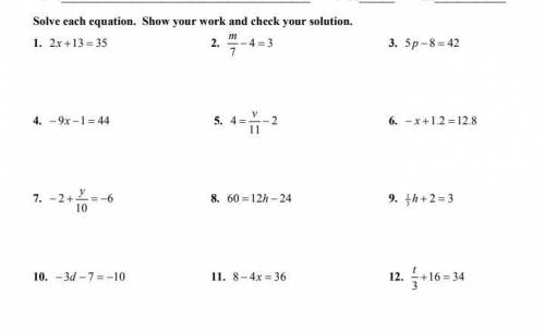 for 25 points can someone please do 5-12 for me on a piece of paper, PLEASE. I really need help asa