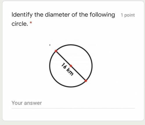 Identify the diameter of the follow circle. Anybody help?