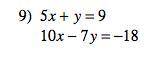 Can someone explain to me how I can eliminate one of the variables to solve this equation for one o