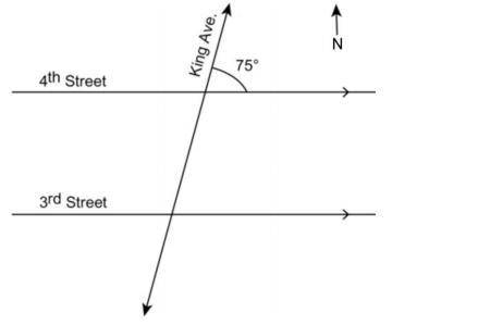 All numbered streets runs parallel to each other. Both 3rd and 4th Streets are intersected by King