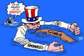 Due today- help

“Because of the Cuban Missile Crisis, the US placed an embargo (ban) on the impor