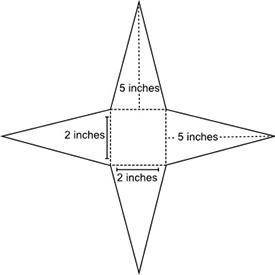 ASAP! What is the surface area of the solid?

14 square inches 20 square inches 24 square inches 3