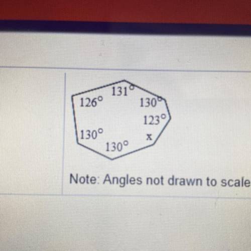 PLEASE HELP, MARKING BRAINLIEST!!

Find the measure of angle x in the figure. 
Thanks.