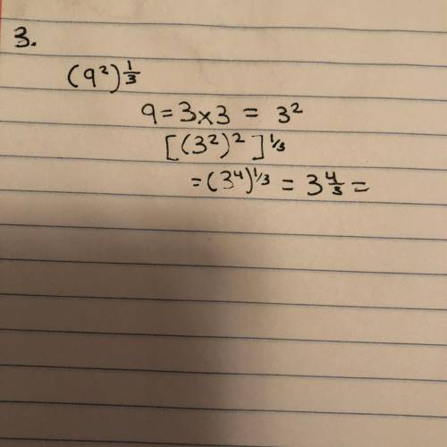Really need help, it asks to use the properties of rational exponents to simplify the expression..i