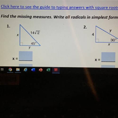 Help ;(
Solve for x and y