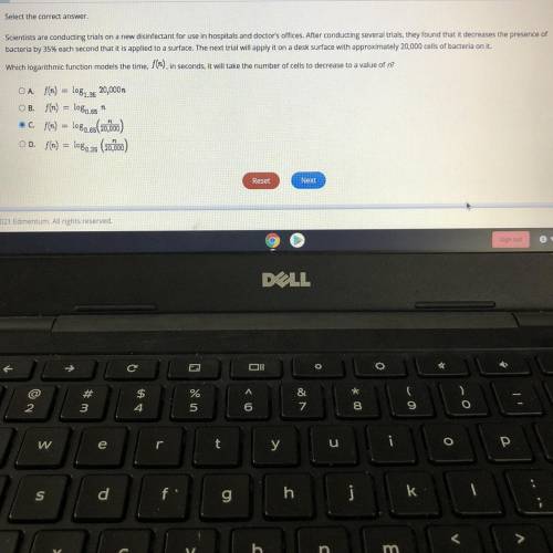 Need help ASAP. Picture of question and answer choices are given ...
