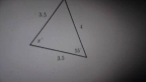 Find the value of xxx in the triangle shown below