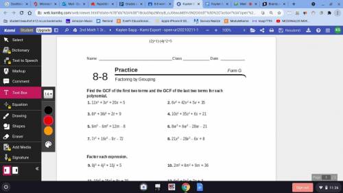 Can you help me solve the first question because I am stuck and I need a step by step explanation