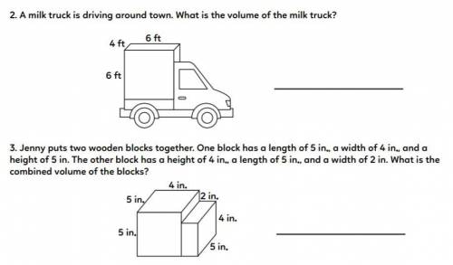8. what is the volume of these 5 objects