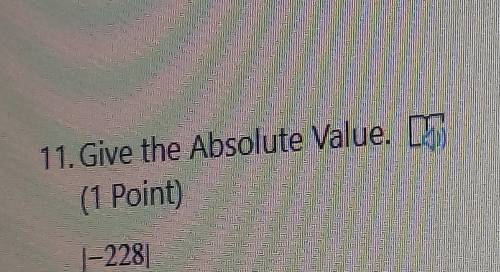 What is the absolute value?