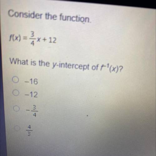 HELP HELP HELP! Consider the function.
f(x) = 2x+12