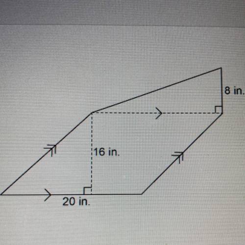 PLSSS HELP QUICK what is the area of this figure?