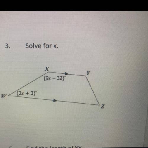 Solve for x. Need help please