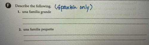 Requesting help me with this Spanish work