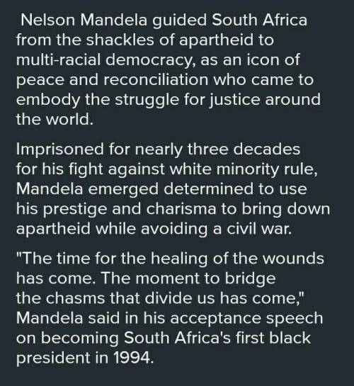 How did Nelson Mandela plan to attain political emancipation​
