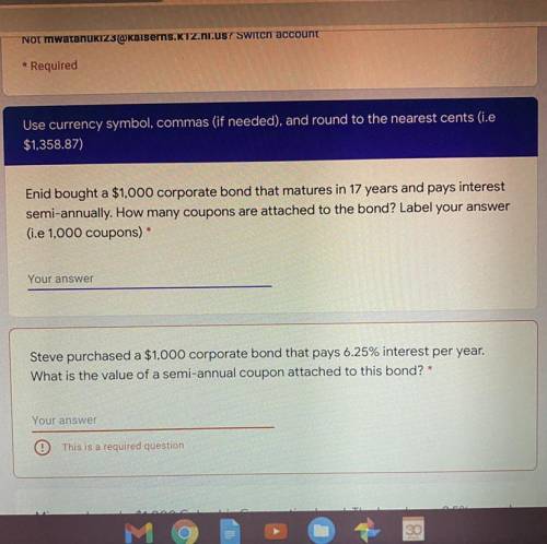 Business Question! Just the first problem please, thank you