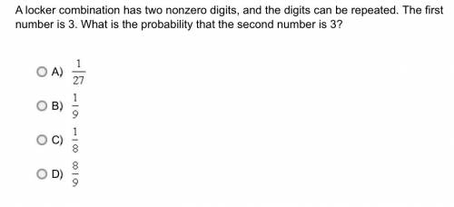 1) Event A: Flipping heads on a coin

Event B: Rolling an odd number on a number cube
What is P(A