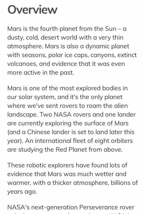 HELP PLEASE
i have a research about mars, i need websites for it