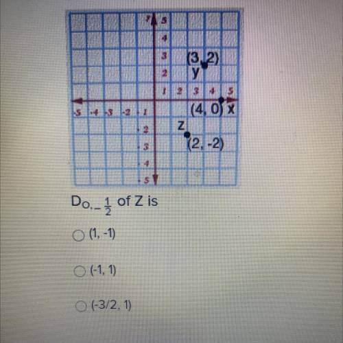 Do - 1 of Z is
O (1,-1)
O (-1,1)
O (-3/2, 1)