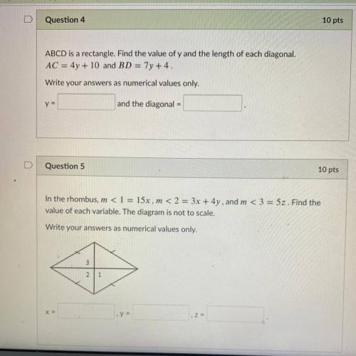 2 questions  please help me with my geometry test . due soon ):