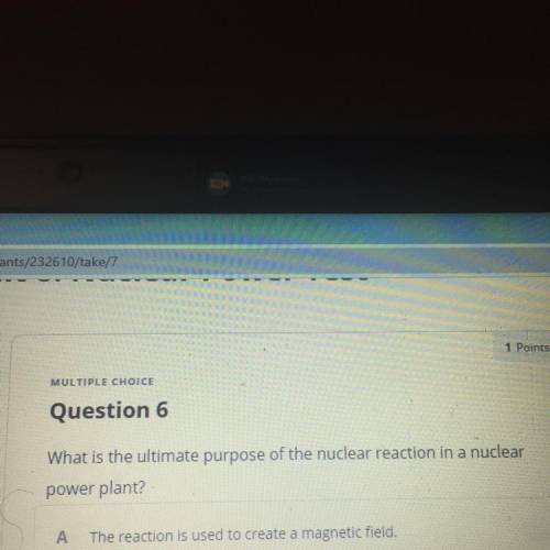What is the ultimate purpose of the nuclear reaction in a nuclear power plant