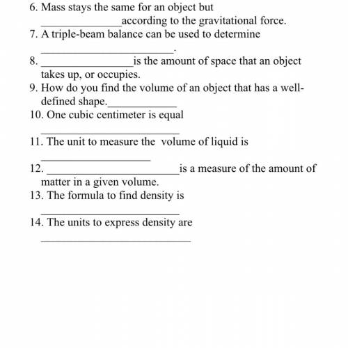 Can someone help me from 6 to 14 please