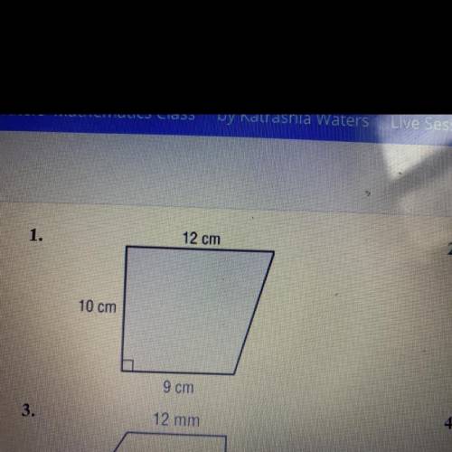 Anyone is it 127 cause I think so | Area of a trapezoid|