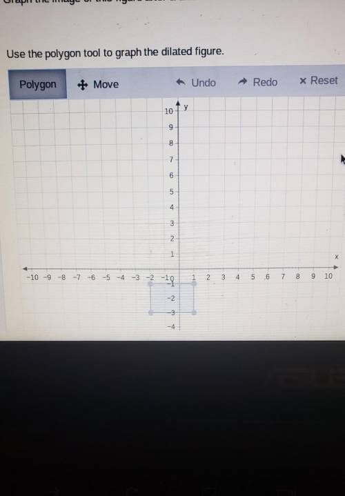 Graph the image of this figure after a dilation with a scale factor of 3 centered at the origin. Us