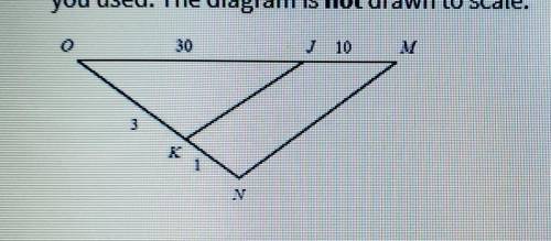 8. State whether the triangles are similar. If so, write a similarity statement and the postulate o