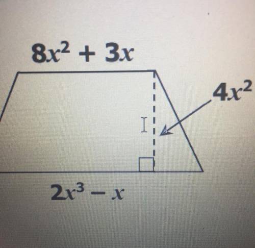 Find the trapezoid as a simplified expression?
Help me plzzzz