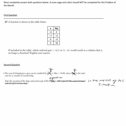 Help help two math 8th grade questions