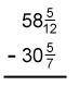 Estimate the answer by rounding each fraction to the nearest whole number and then subtracting.
