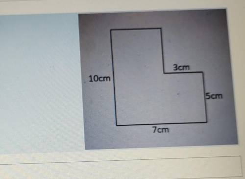 What is the area?(2 Points)3cm10cm5cm7 cm​
