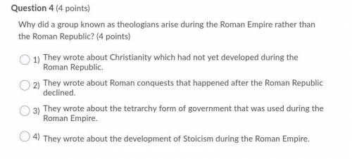 Why did a group known as theologians arise during the roman empire rather than the roman republic