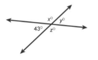 What is the measure of angle z?
