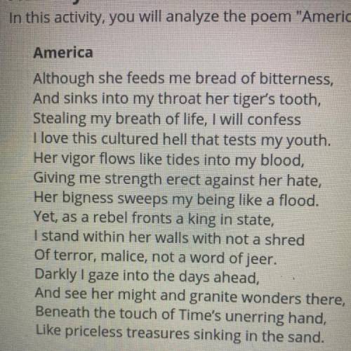 How dose the title connect the subject and the theme in the poem America?