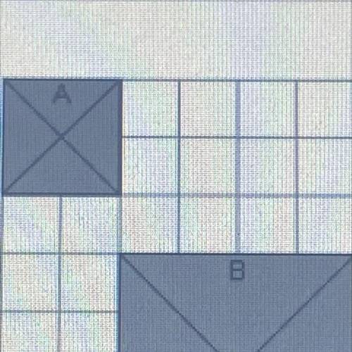Each box on this grid represents one square inch. Roger cut out a quilt block pattern and placed it