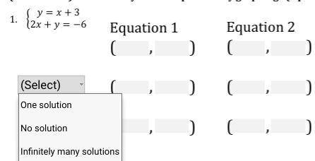 Solve each system of equations by graphing.
