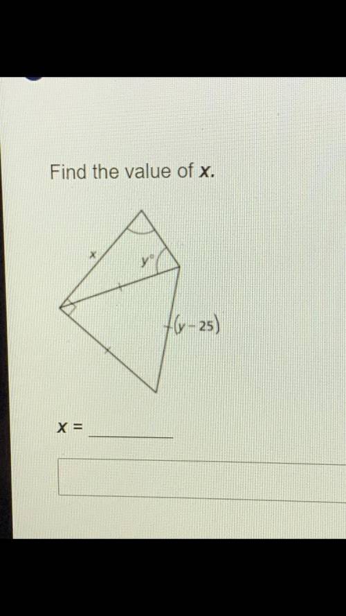 Find the value of X. (Geometry)