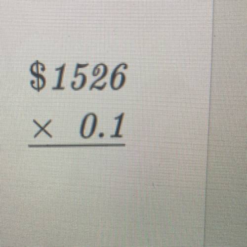 Ethan decided to give 10% of his monthly income to charity. This month, he wrote the

calculation