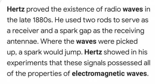 What is the contribution of hertz in electromagnetic spectrum​