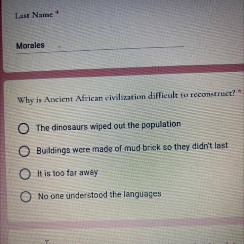 Why is Ancient African civilization difficult to reconstruct?