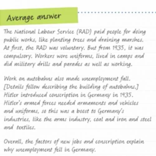 Explain why unemployment fell in Germany between 1933 and 1939. improve this answer