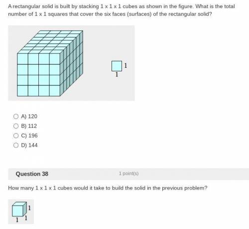 A rectangular solid is built by stacking 1x1x1 cubes on the figure shown. What is the total number