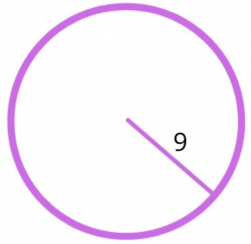 What is the area of this circle?
a 1,017.36
b 254.34
c 28.26
d 56.52