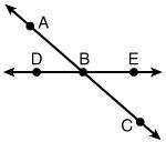 Which angles shown in the drawing are congruent?

∠EBA and ∠DBC
∠CBE and ∠ABE
∠ABD and ∠CBD
∠EBC a
