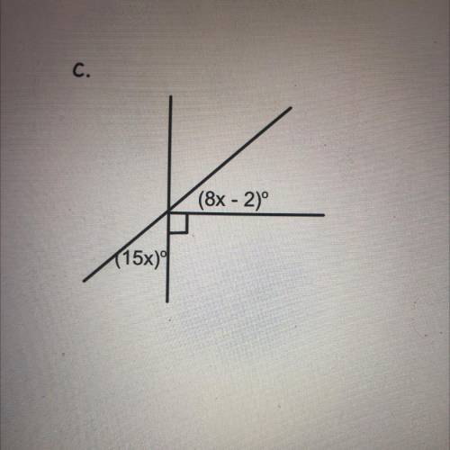 Help me to find the value of x, please